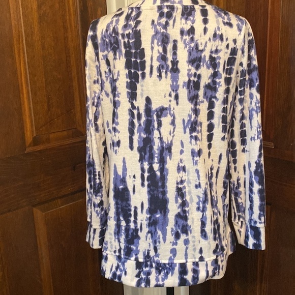 Ellen Tracy Pullover V-Neck Long Sleeve Top - Picture 6 of 8